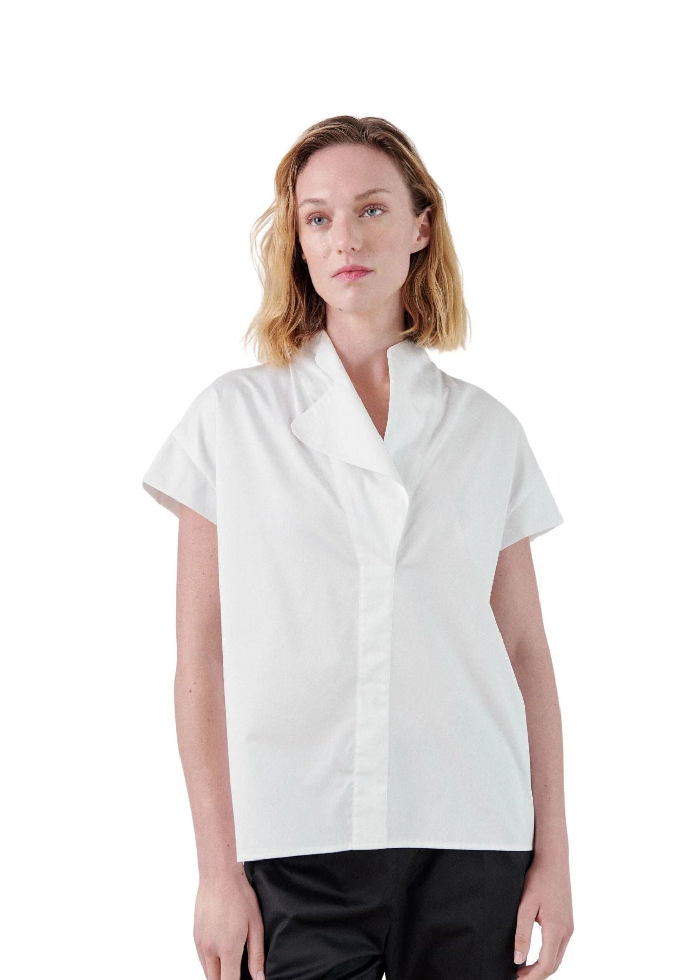 Zero Maria Cornejo Adi Top - Vermillion