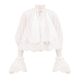 Zimmermann Alchemy Shirred Blouse - Vermillion
