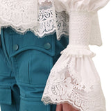 Zimmermann Alchemy Shirred Blouse - Vermillion
