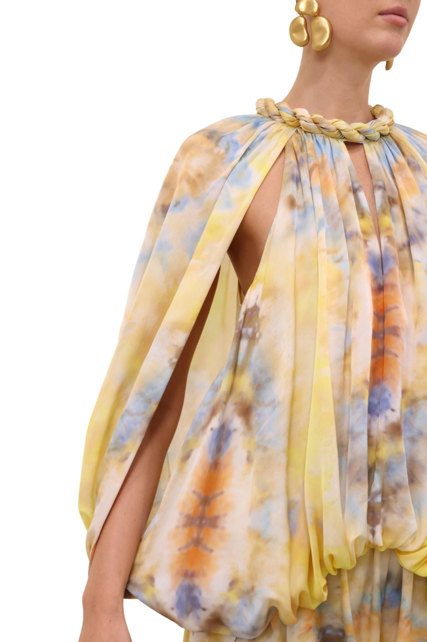 Zimmermann Alchemy Twist Billow Blouse - Vermillion