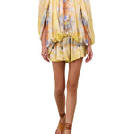 Zimmermann Alchemy Twist Billow Blouse - Vermillion