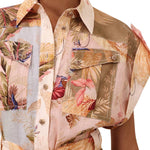 Zimmermann Ascension Cuffed Playsuit - Vermillion