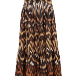 Zimmermann Aster Midi Skirt - Vermillion