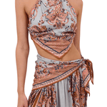 Zimmermann Aster Scarf Bodice - Vermillion