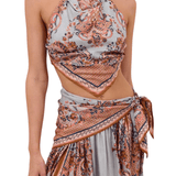 Zimmermann Aster Scarf Bodice - Vermillion