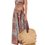 Zimmermann Aster Scarf Bodice - Vermillion