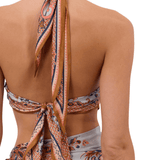 Zimmermann Aster Scarf Bodice - Vermillion