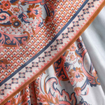 Zimmermann Aster Scarf Midi Skirt - Vermillion