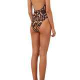 Zimmermann Aster Scoop One - Piece - Vermillion
