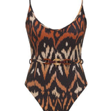 Zimmermann Aster Scoop One - Piece - Vermillion