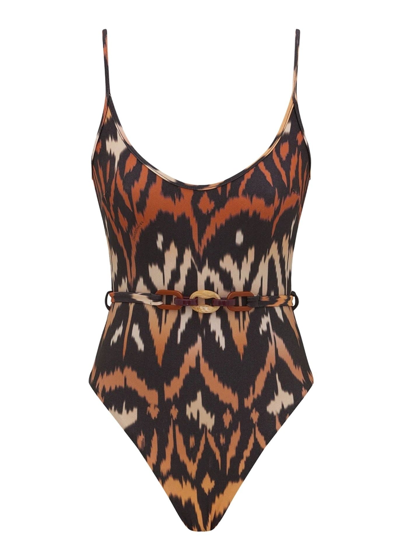 Zimmermann Aster Scoop One - Piece - Vermillion