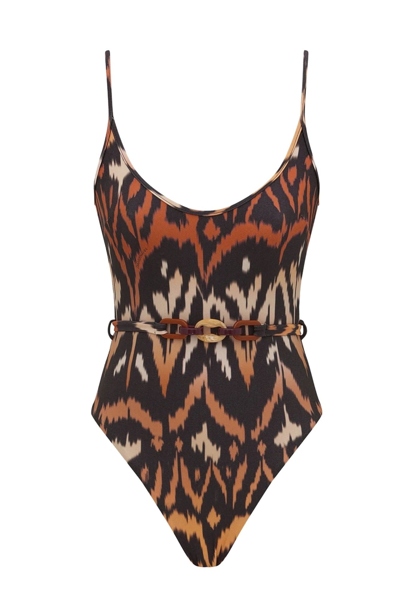 Zimmermann Aster Scoop One - Piece - Vermillion