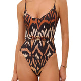 Zimmermann Aster Scoop One - Piece - Vermillion