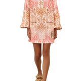 Zimmermann Aster Shift Mini Dress - Vermillion