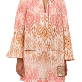 Zimmermann Aster Shift Mini Dress - Vermillion