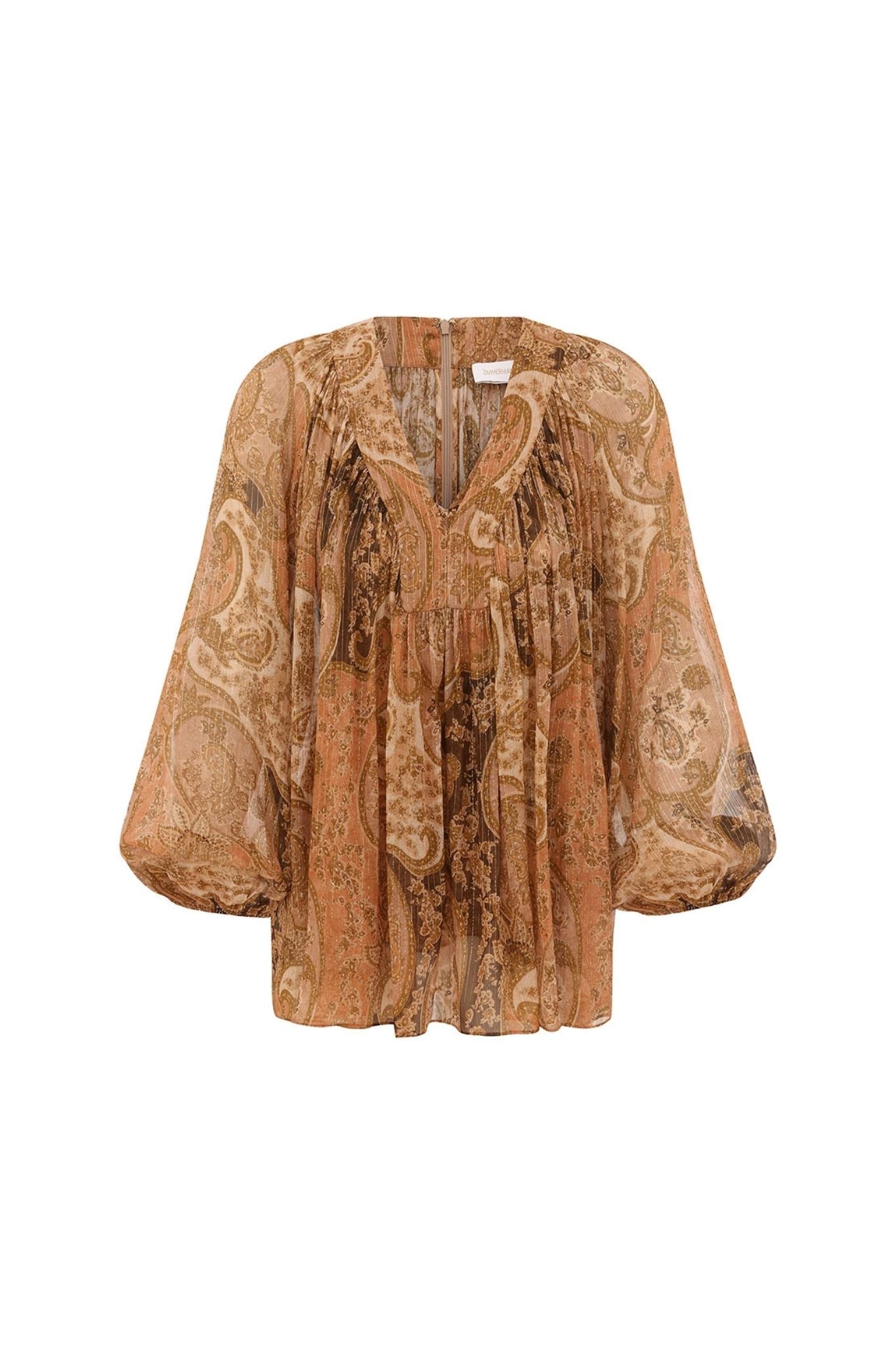 Zimmermann Carousel Batwing Top - Vermillion