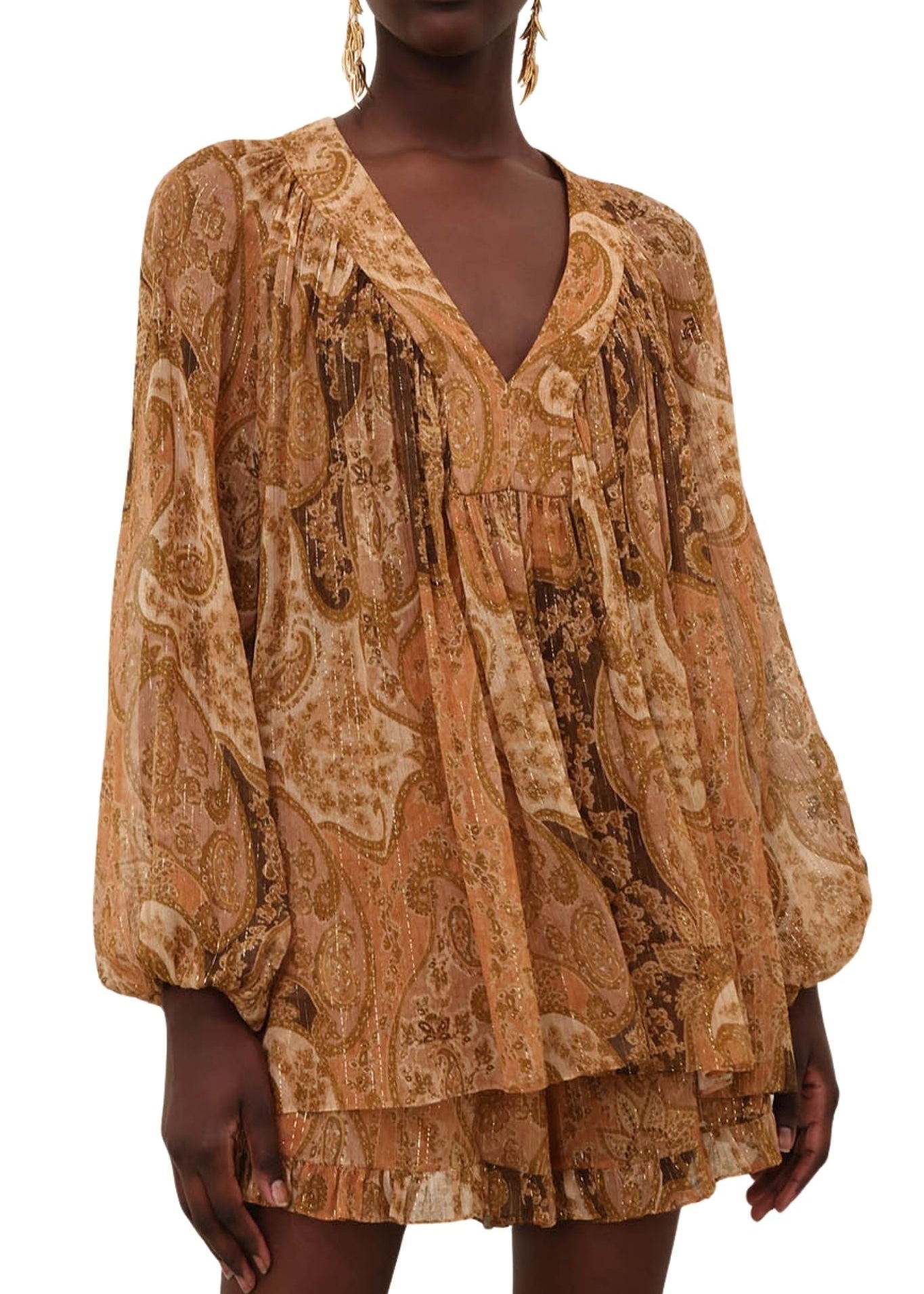 Zimmermann Carousel Batwing Top - Vermillion