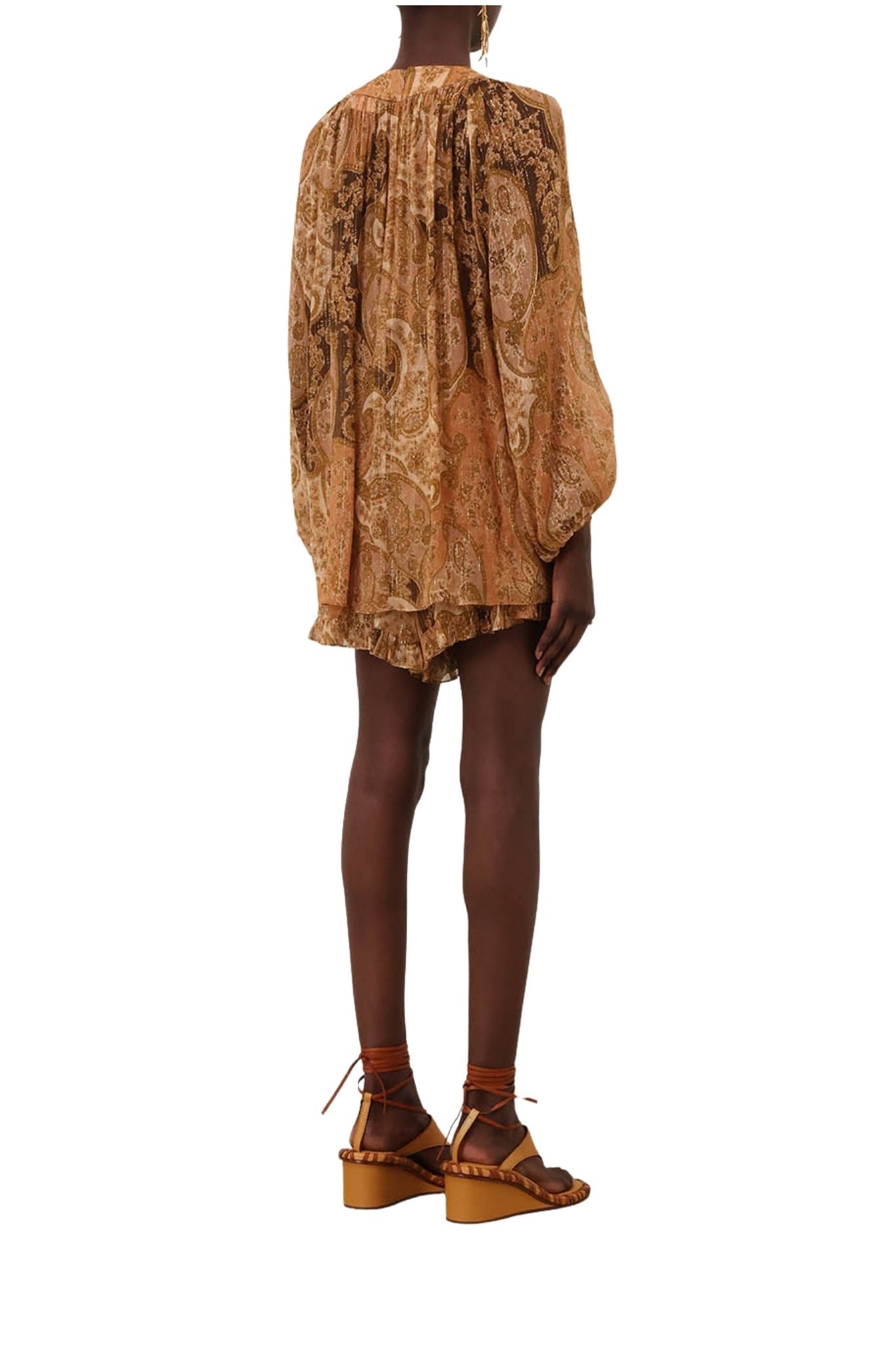 Zimmermann Carousel Batwing Top - Vermillion