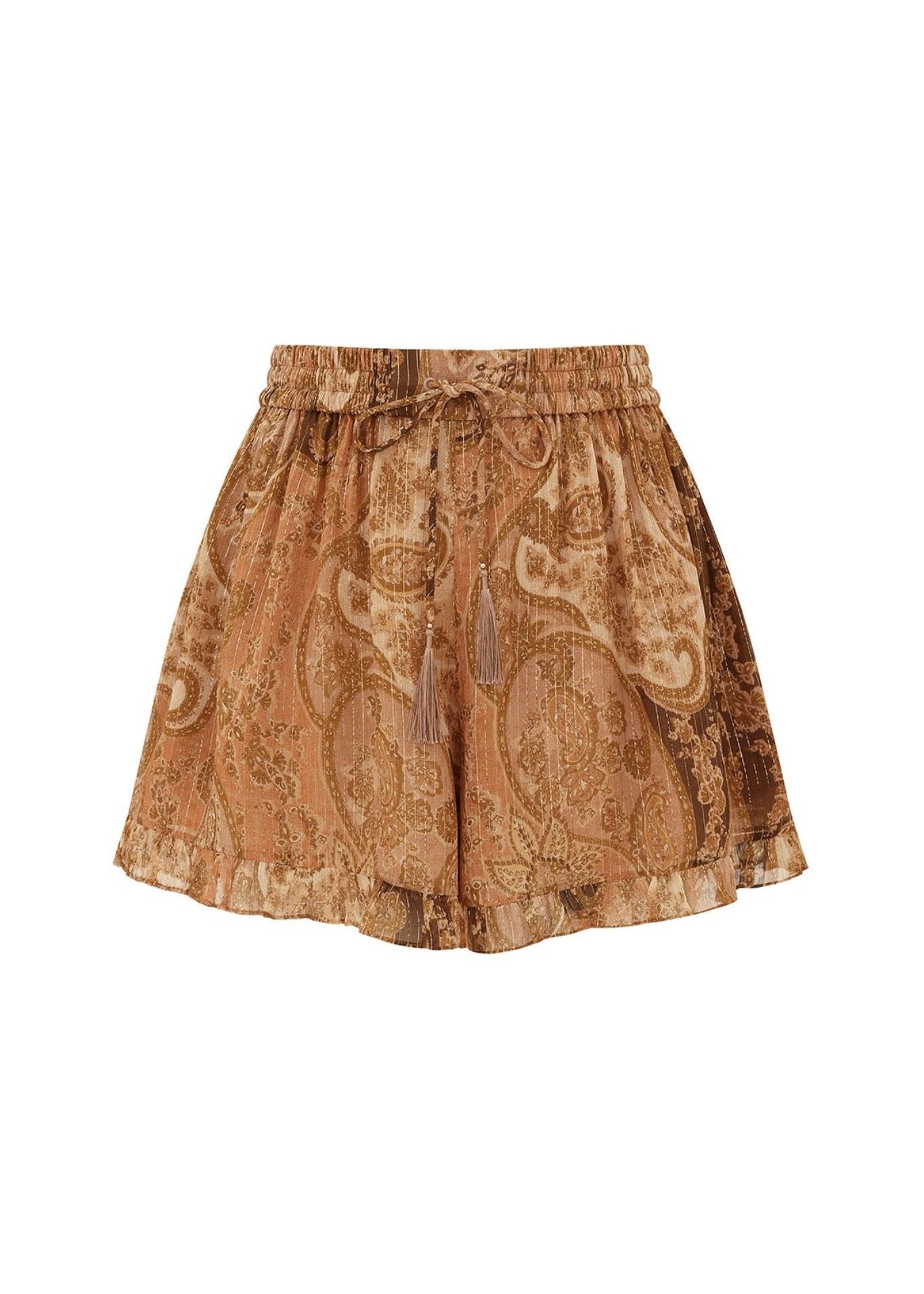 Zimmermann Carousel Flutter Short - Vermillion