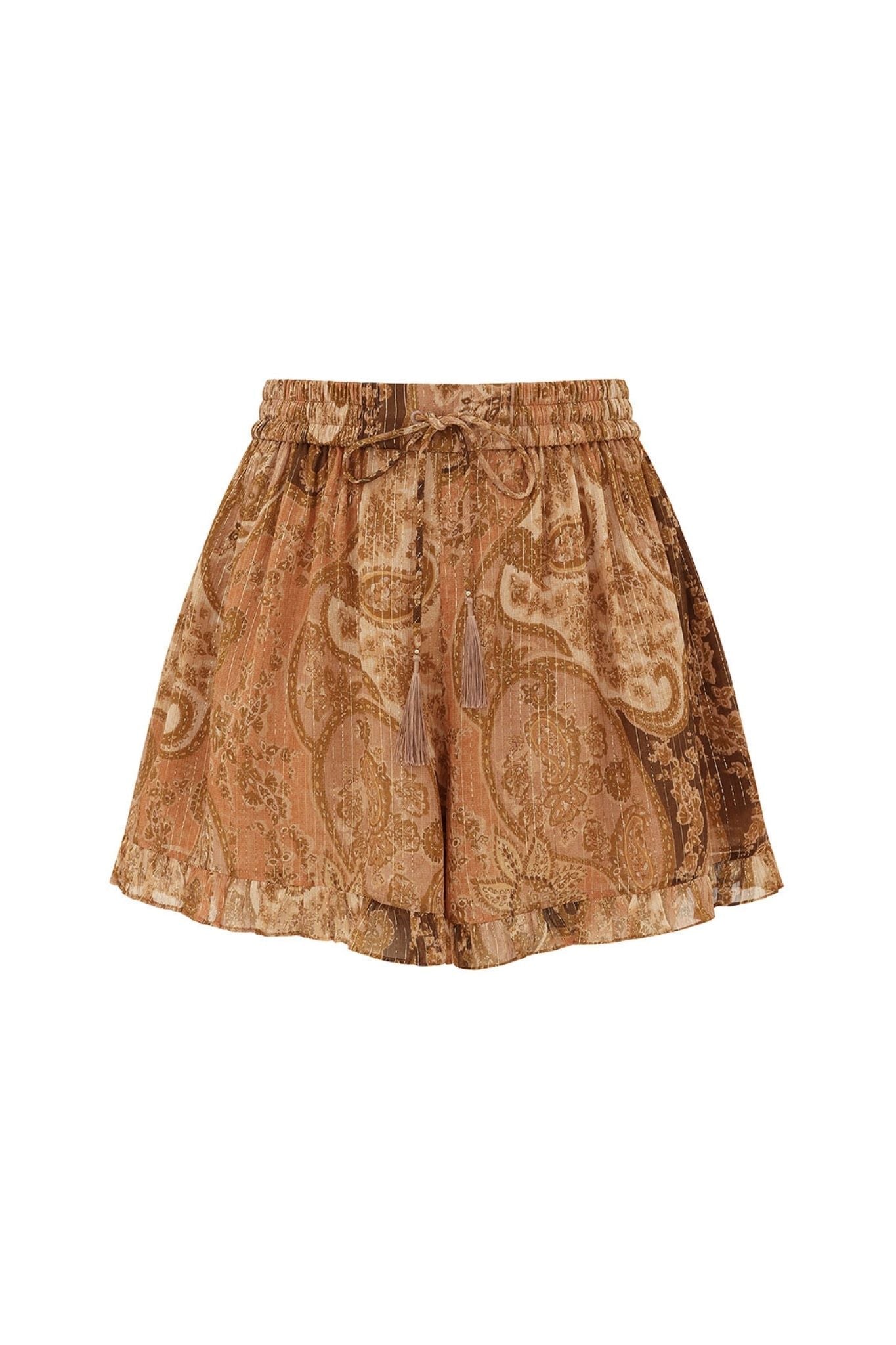 Zimmermann Carousel Flutter Short - Vermillion