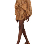 Zimmermann Carousel Flutter Short - Vermillion
