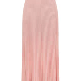 Zimmermann Contrast Rib Midi Skirt - Vermillion