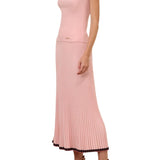 Zimmermann Contrast Rib Scoop Tank - Vermillion