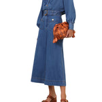 Zimmermann Denim Culotte - Vermillion