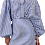 Zimmermann Drawstring Stripe Mini Dress - Vermillion