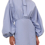 Zimmermann Drawstring Stripe Mini Dress - Vermillion