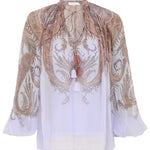 Zimmermann Hypnotic Billow Blouse - Vermillion
