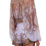 Zimmermann Hypnotic Billow Blouse - Vermillion