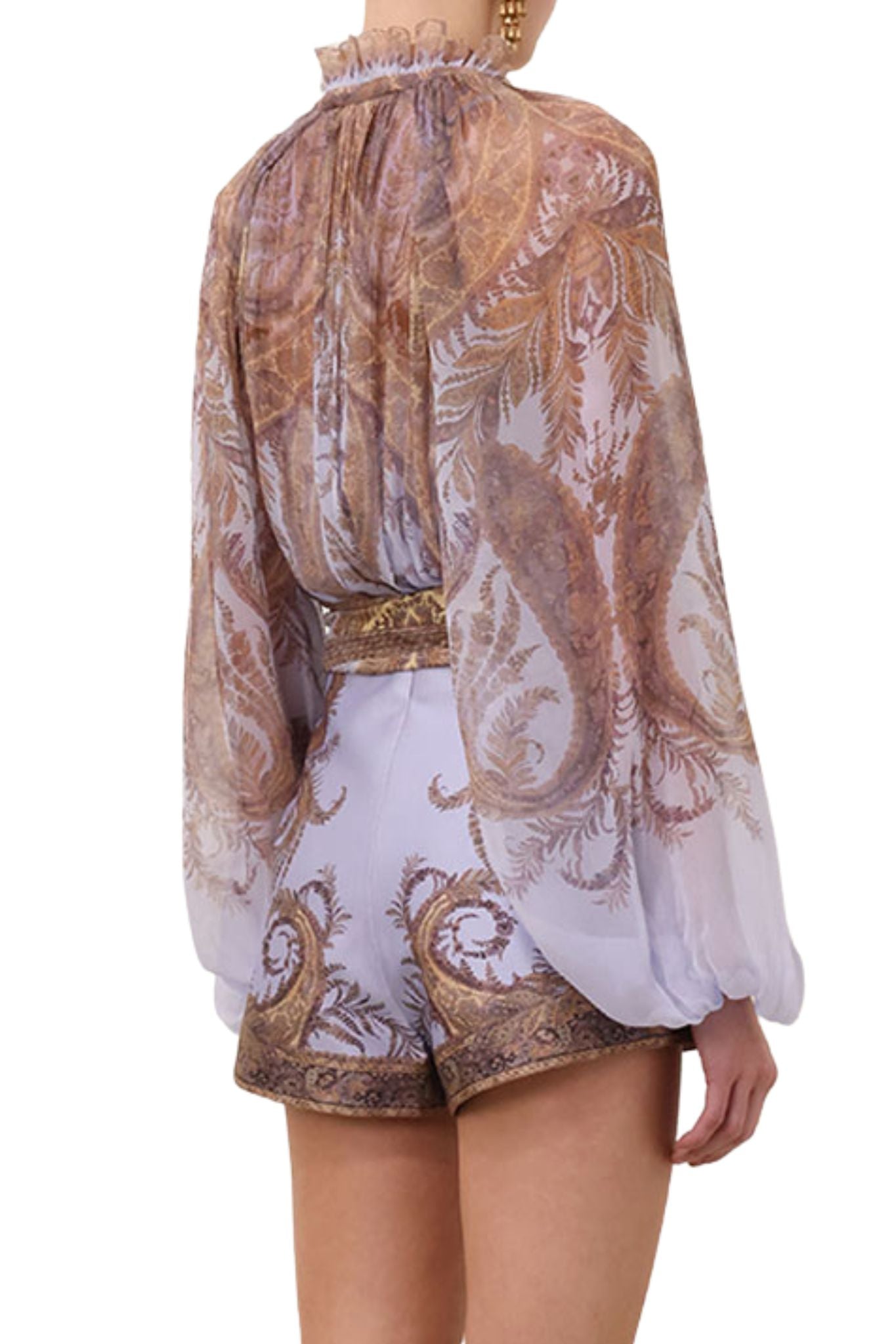 Zimmermann Hypnotic Billow Blouse - Vermillion