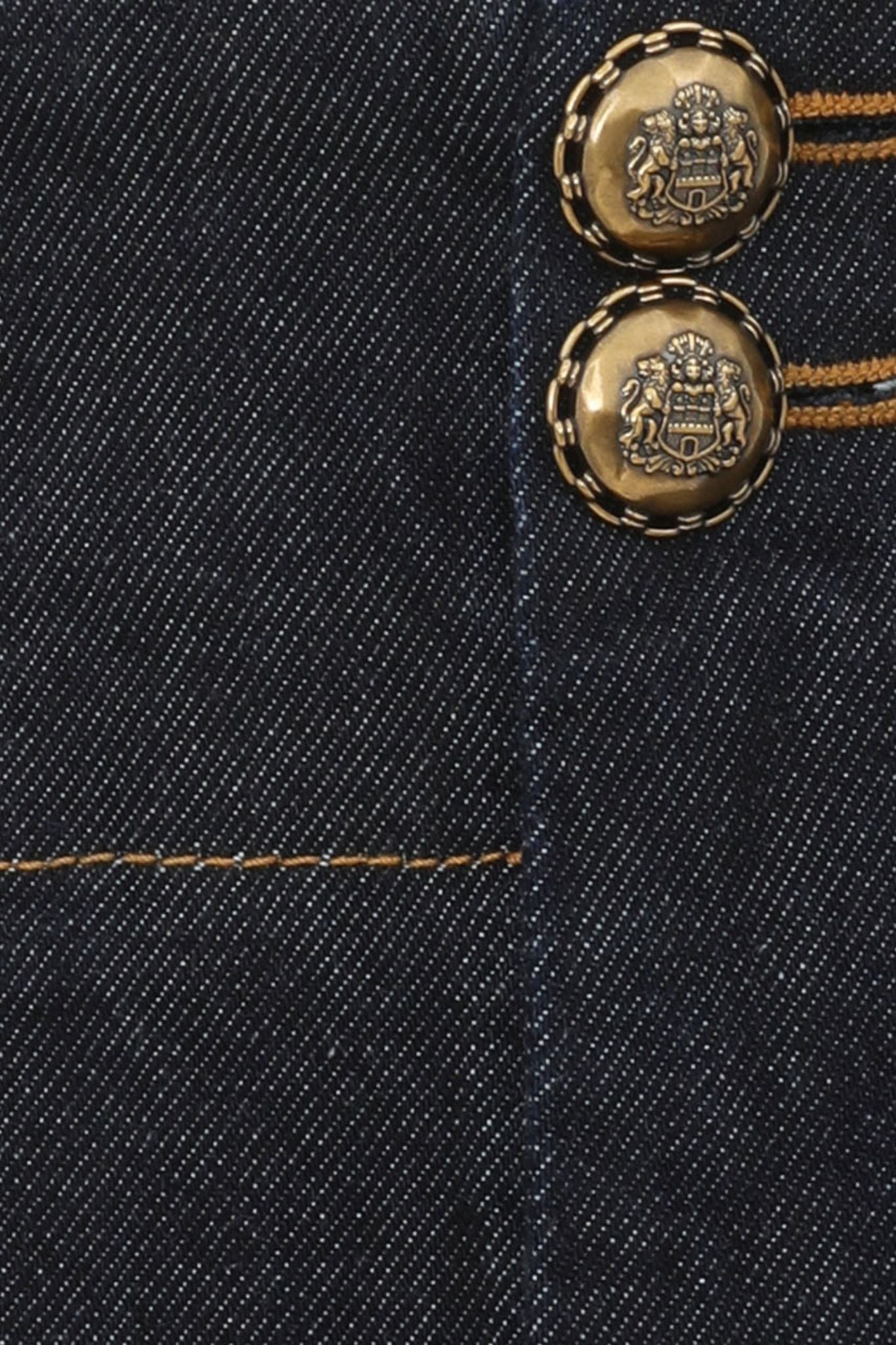 Zimmermann Hypnotic Denim tailored Pant - Vermillion