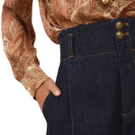 Zimmermann Hypnotic Denim tailored Pant - Vermillion