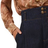 Zimmermann Hypnotic Denim tailored Pant - Vermillion
