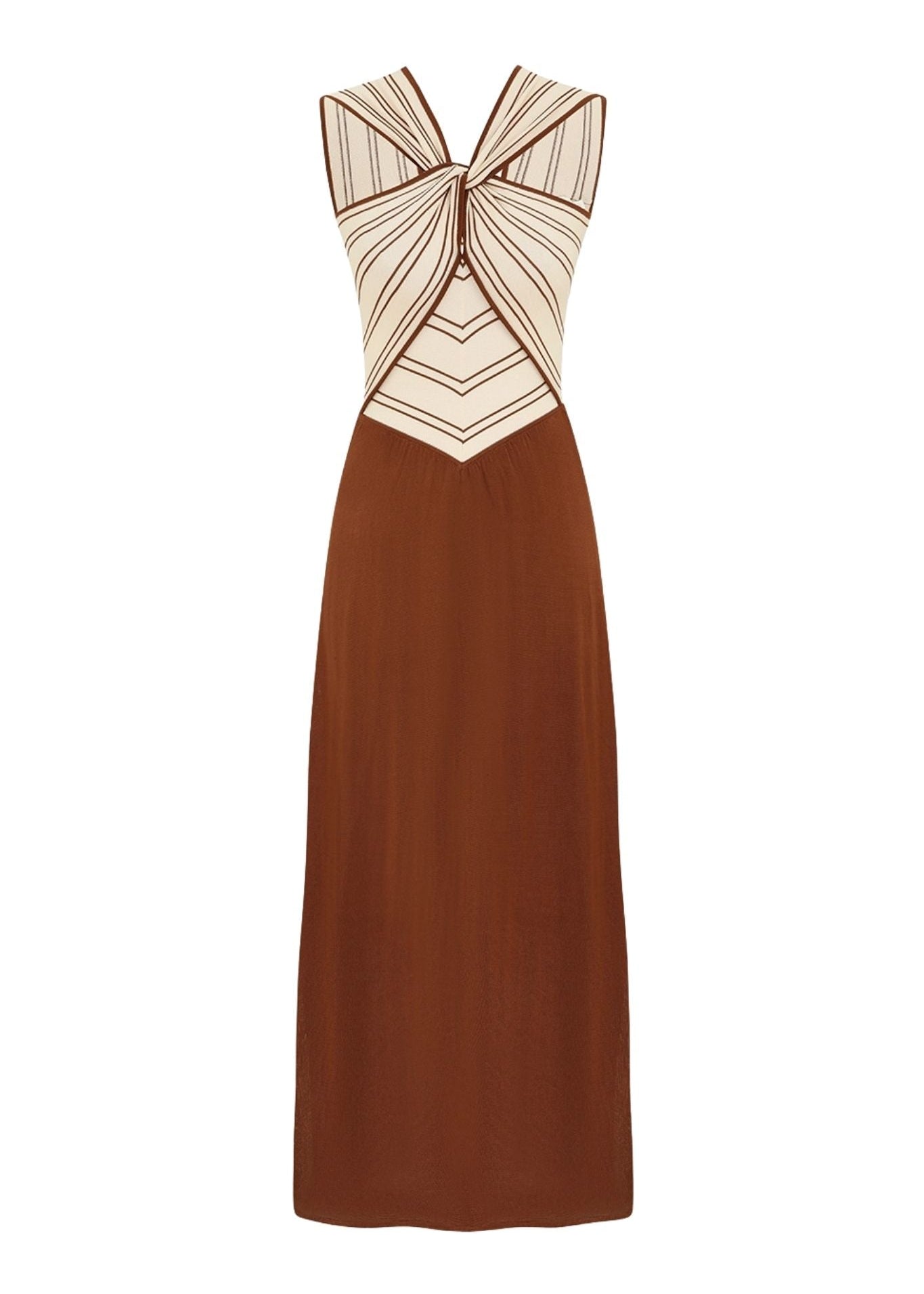 Zimmermann Hypnotic Halter Dress - Vermillion