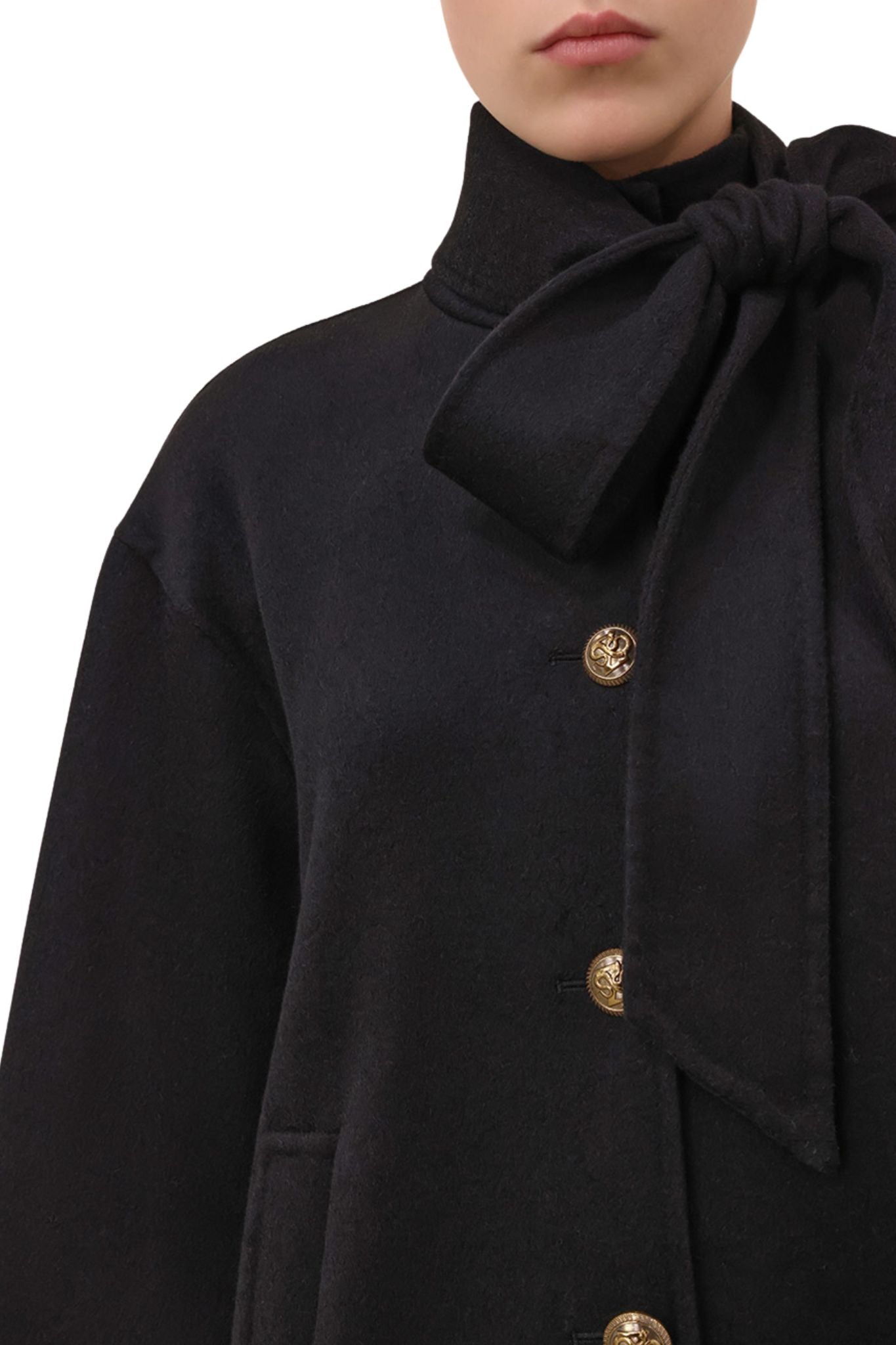 Zimmermann Hypnotic Pussybow Coat - Vermillion