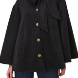 Zimmermann Hypnotic Pussybow Coat - Vermillion