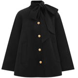 Zimmermann Hypnotic Pussybow Coat - Vermillion