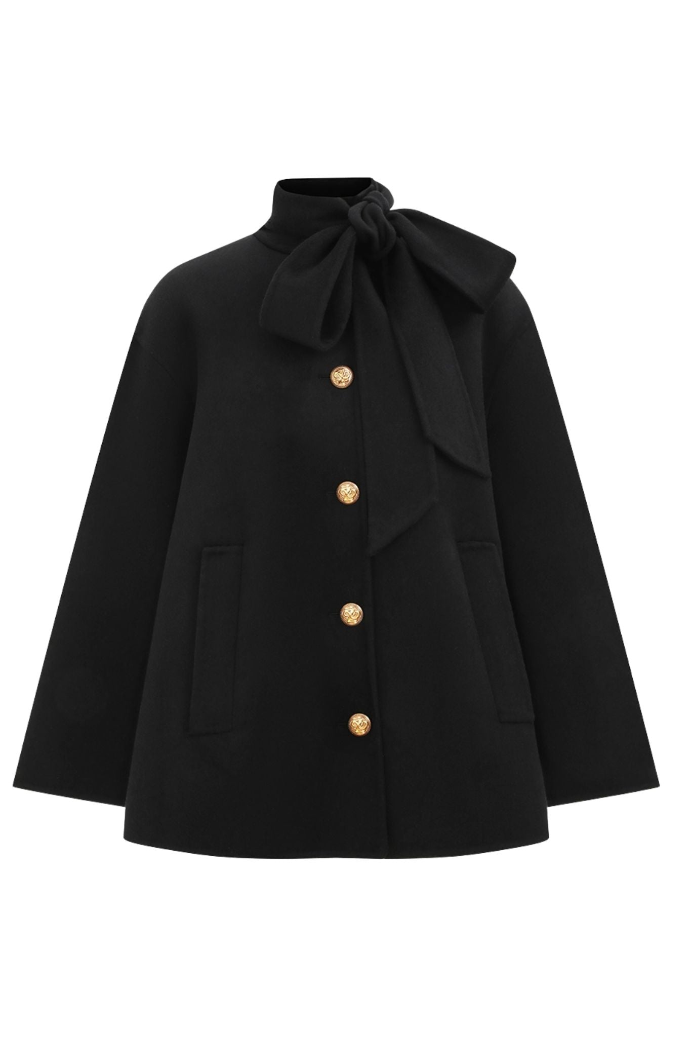 Zimmermann Hypnotic Pussybow Coat - Vermillion