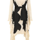 Zimmermann Hypnotic Satin Wrap Dress - Vermillion