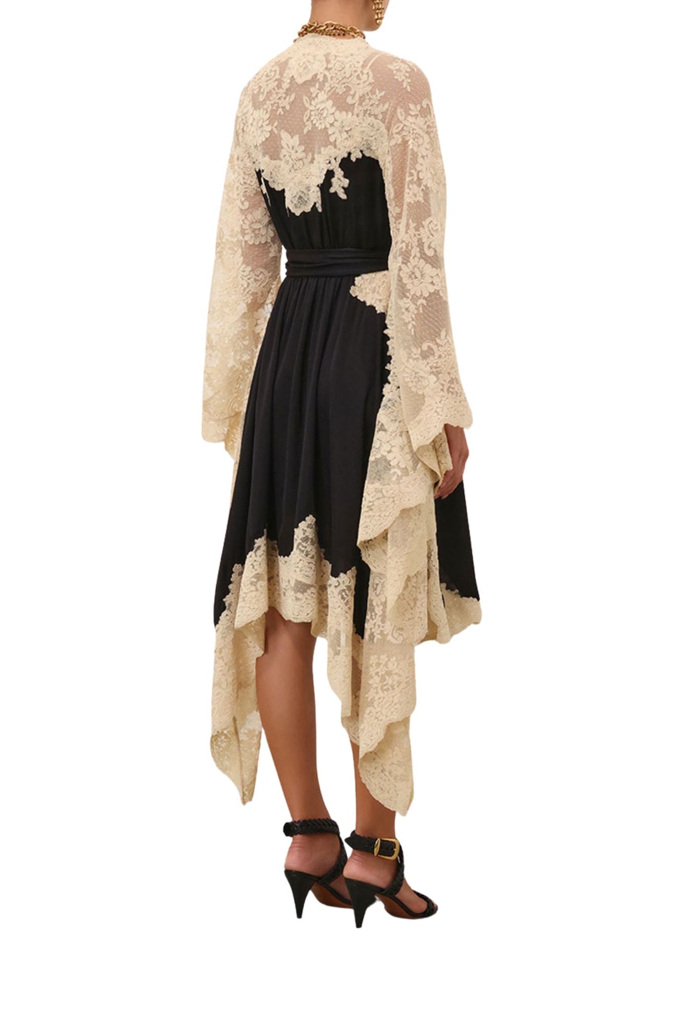 Zimmermann Hypnotic Satin Wrap Dress - Vermillion