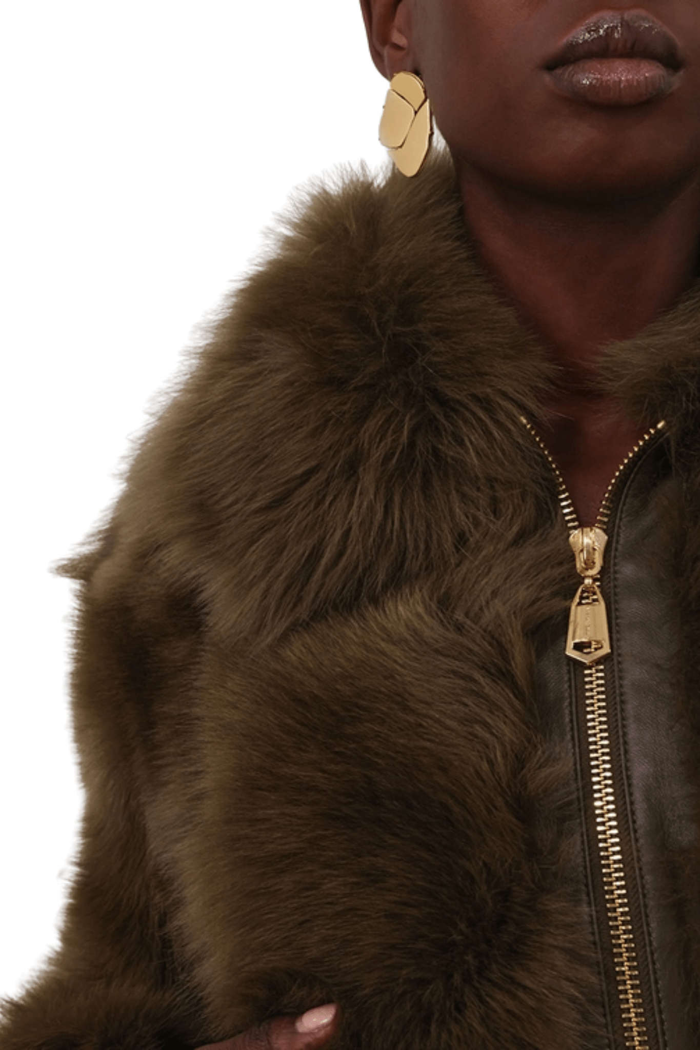 Zimmermann Hypnotic Shearling Bomber - Vermillion