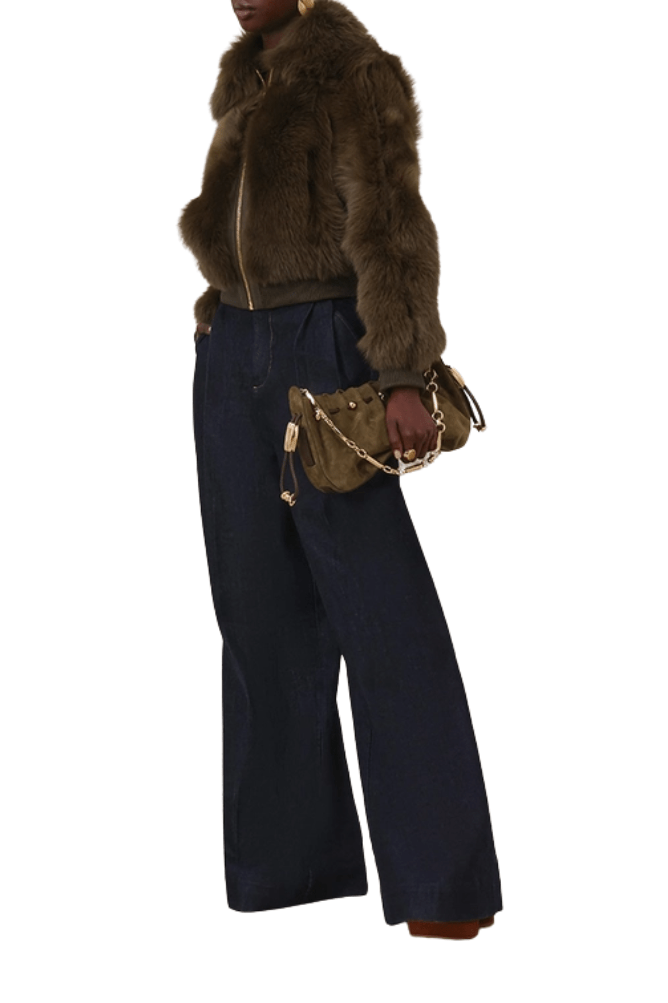 Zimmermann Hypnotic Shearling Bomber - Vermillion