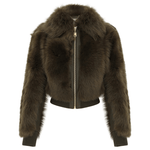 Zimmermann Hypnotic Shearling Bomber - Vermillion