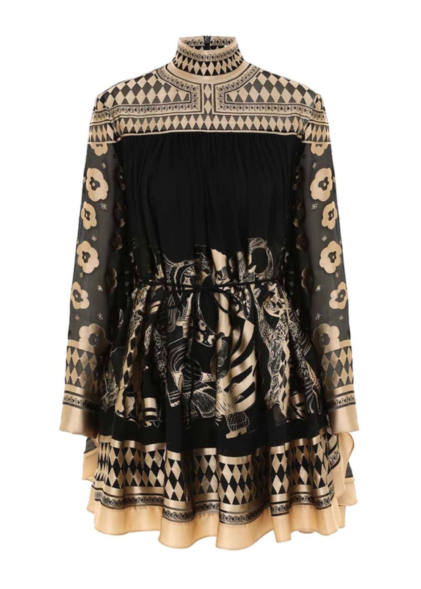 Zimmermann Illustration Otto Mini Dress - Vermillion