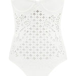 Zimmermann Indra Embroidery One - Piece - Vermillion