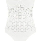 Zimmermann Indra Embroidery One - Piece - Vermillion