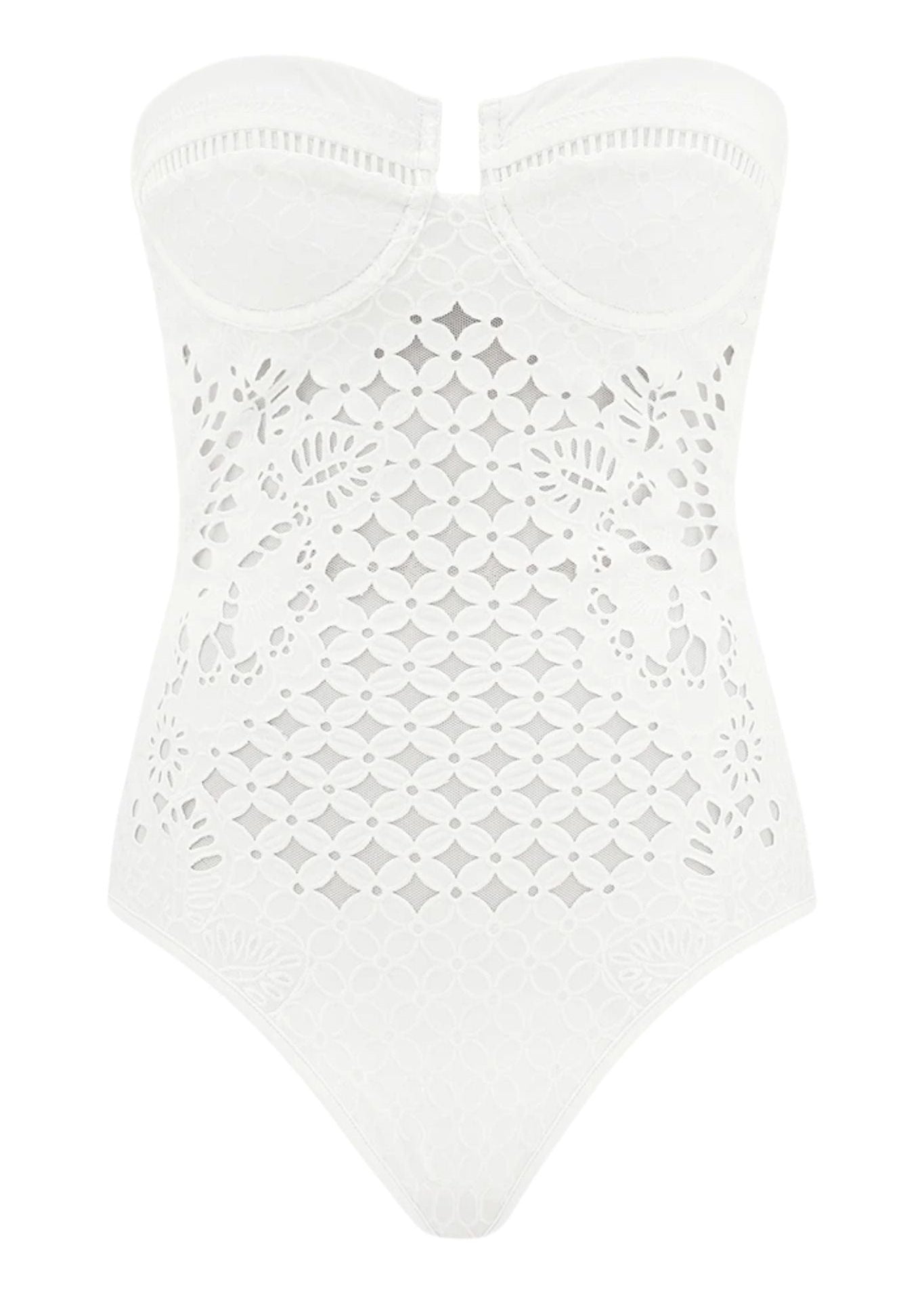 Zimmermann Indra Embroidery One - Piece - Vermillion